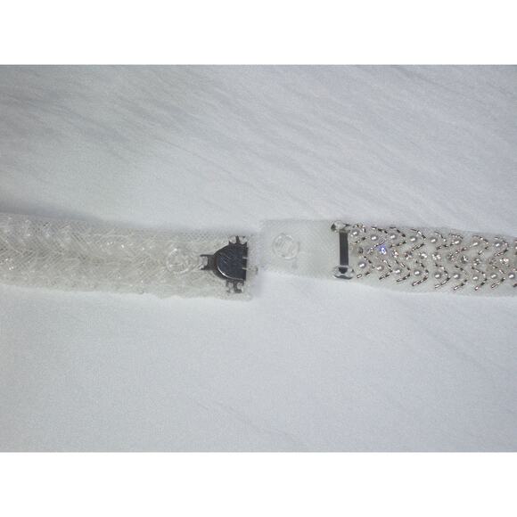 Rhinestone Skinny Bridal Belt 28"  Party Wedding Bridal Prom Formal Dress Gown - Picture 5 of 6